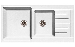 Granfest Мойка кухонная Practic GF-P980KL Белый – фотография-1